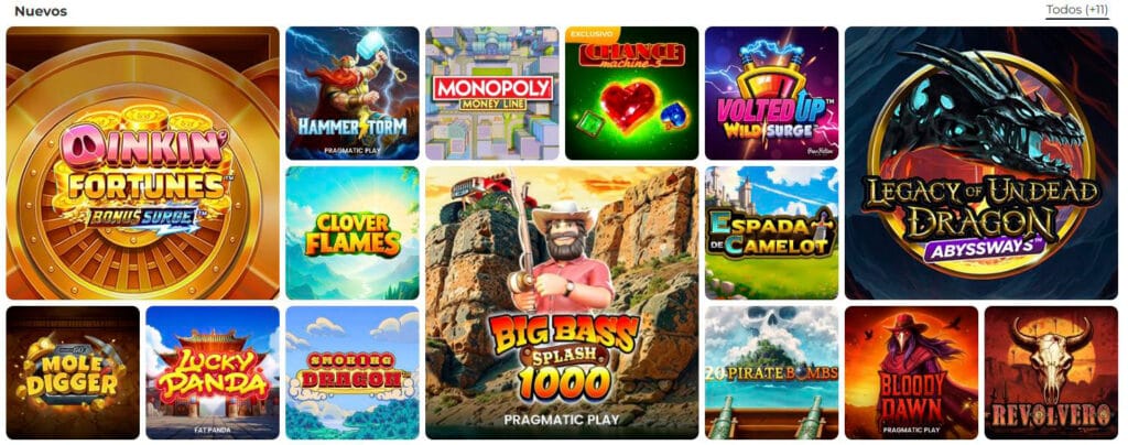 nuevos juegos de casino gratogana